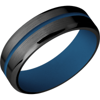 Zirconium + Satin , Polish Finish + Ridgeway Blue