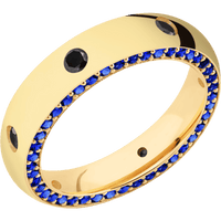 14K Yellow Gold + Polish Finish