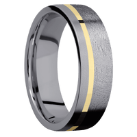 Tantalum + Distressed , Bead Finish