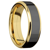 14K Yellow Gold + Polish , Polish Finish