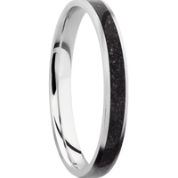 10K White Gold + Satin Finish