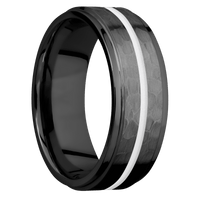 Zirconium + Hammer , Polish Finish