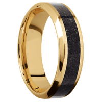 10K Yellow Gold + Stone , Polish Finish