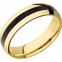 14K Yellow Gold + Polish Finish