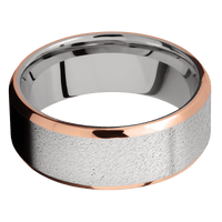 14K White Gold + Anglestone , Polish Finish
