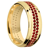 10K Yellow Gold + Polish , Polish Finish