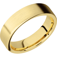 10K Yellow Gold + Satin Finish