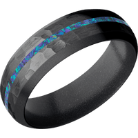 Zirconium + Hammer , Bead Finish + Dark Grey