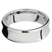 14K White Gold + Polish , Polish Finish