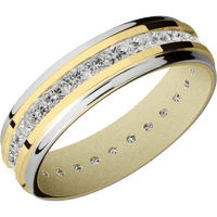 18K Yellow Gold + Polish , Polish Finish + Bright Nickel