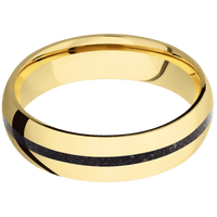 14K Yellow Gold + Polish Finish