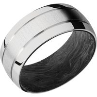 Platinum + Crosssatin , Polish Finish + Forged Carbon Fiber