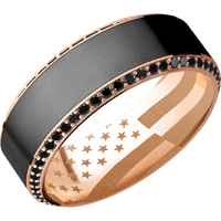 10K Rose Gold + Polish , Polish Finish