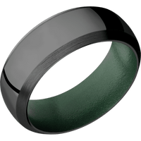 Zirconium + Polish , Satin Finish + Eastern Green