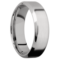 14K White Gold + Satin , Polish Finish