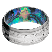 Titanium + Satin , Satin Finish + Abalone