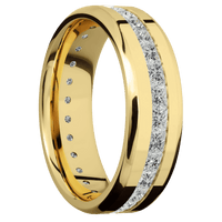 10K Yellow Gold + Polish , Polish Finish