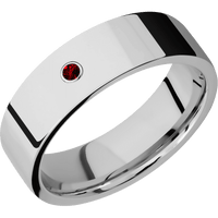 10K White Gold + Polish Finish