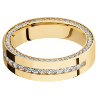10K Yellow Gold + Polish Finish