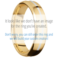 10K Yellow Gold + Polish , Polish Finish