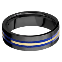 Zirconium + Machine Finish