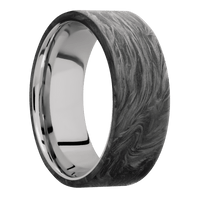 Forged Carbon Fiber + None Finish + 14K White Gold