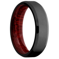 Zirconium + Anglesatin , Polish Finish + Blood Wood
