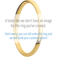 10K Yellow Gold + Satin Finish