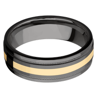 Zirconium + Polish , Polish Finish + Tantalum Noir