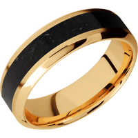 22K Yellow Gold + Sand , Polish Finish