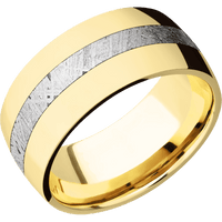 14K Yellow Gold + Polish Finish
