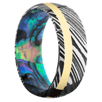 Woodgrain + Acid Finish + Abalone