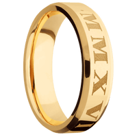 14K Yellow Gold + Polish , Polish Finish