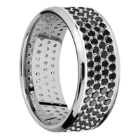 14K White Gold + Polish , Polish Finish