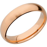 18K Rose Gold + Satin Finish