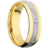 18K Yellow Gold + Polish Finish