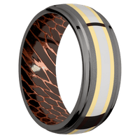 Tantalum Noir + Sand , Polish Finish + Superconductor Noir