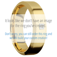 18K Yellow Gold + Satin , Satin Finish