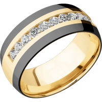 10K Yellow Gold + Polish Finish