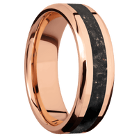 14K Rose Gold + Polish , Polish Finish