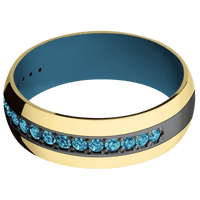 Zirconium + Polish Finish + Royal Blue