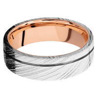 Woodgrain + Polish , Polish Finish + 14K Rose Gold