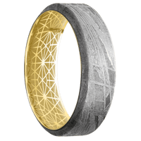 Meteorite + None Finish + 22K Yellow Gold