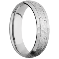 10K White Gold + Hammer Finish