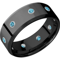 Zirconium + Polish , Satin Finish