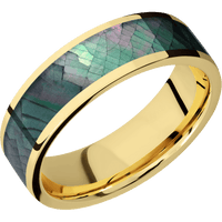 10K Yellow Gold + Polish Finish