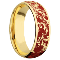 10K Yellow Gold + Polish Finish