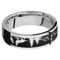 10K White Gold + Polish Finish