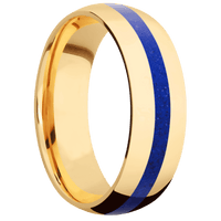 14K Yellow Gold + Polish Finish