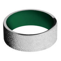 Palladium Silver + Stipple Finish + Green